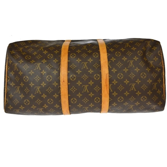 Louis Vuitton Brown Monogram Duffel Bag 60 - Picture 3 of 10